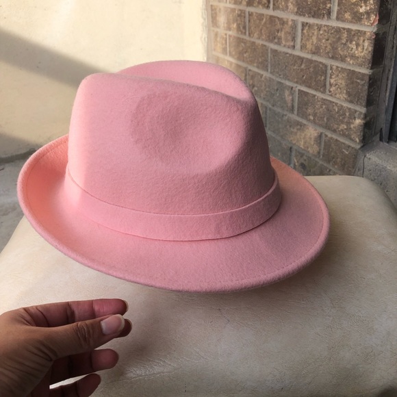 Trilby Wool Pink Hat - Picture 6 of 8